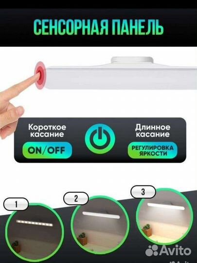 Светодиодный светильник на магните (новый)