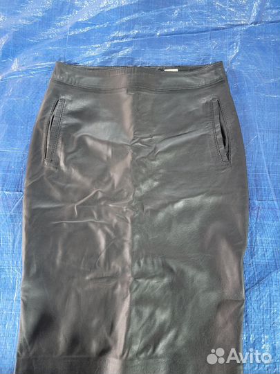 Кожаная юбка Massimo dutti