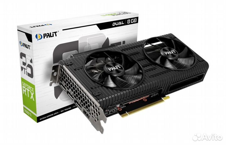 Видеокарта Palit RTX 3060 ti (ne6306t019p2-190AD)