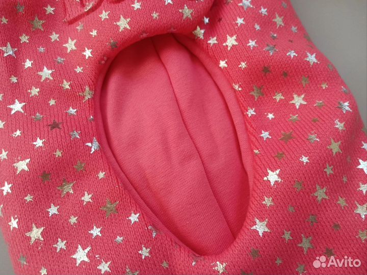 Шапка шлем для девочки 6-8 лет новая