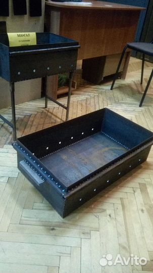 Мангал (сталь 2мм) со съемными ножками