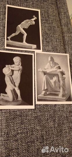 Открытки Изогиз Скульптура Русский музей 1955 год