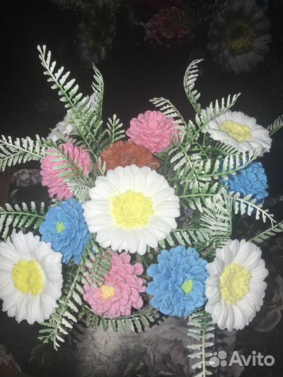 Букет цветов из мыла