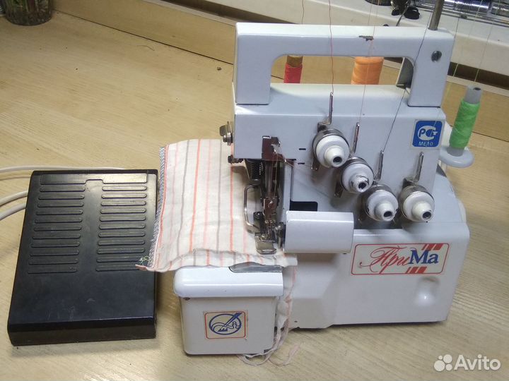 Оверлок 3-х, 4-х ниточный прима