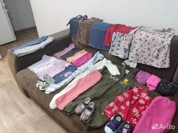 Вещи детские пакетом на девочку 92 98