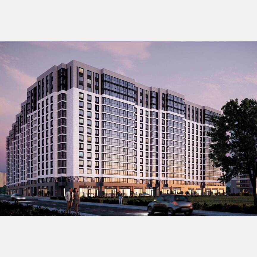 3-к. квартира, 84,1 м², 4/16 эт.