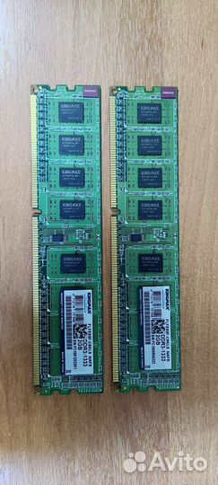 Оперативная память KingMax ddr3 4gb 2x2 1333Mhz