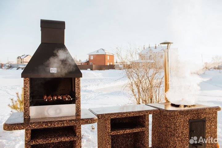 Модульные печи барбекю, гриль, мангал,казан
