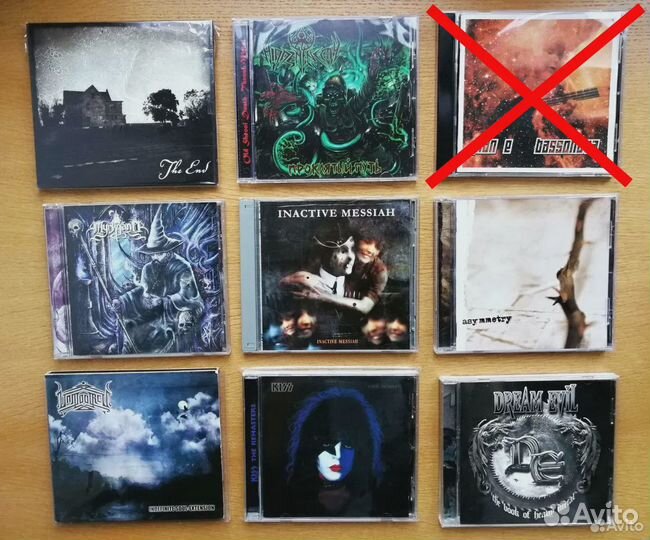 CD фирм. и лиц. Metal, Hard Rock, Alt. Обн. 17.09