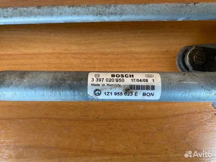 Трапеция дворников в сборе Skoda Octavia A5 ccsa