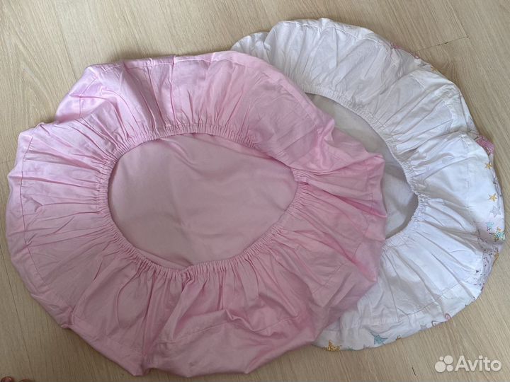 Простыни 2 шт. круглая кроватка