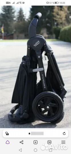 Прогулочная коляска britax B-motion 4 ocean blue