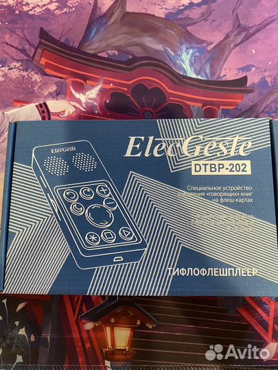 Тифлофлешплеер ElecGeste dtbp-202