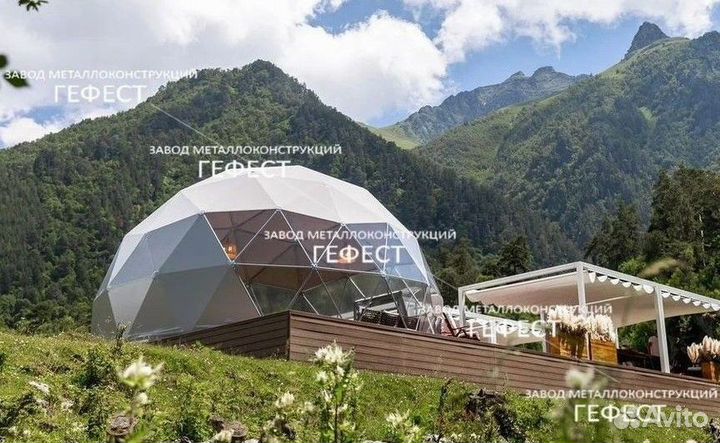 Шатер всесезонный, геодезический купол