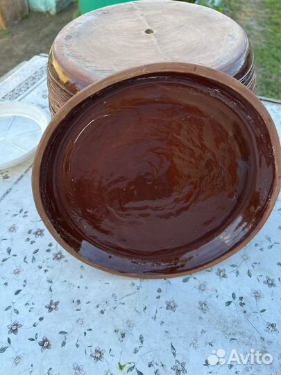 Керамические горшки для цветов бу