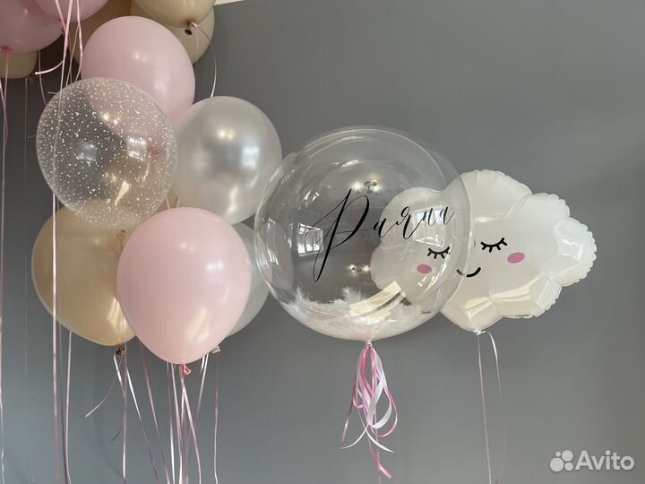 Шары на выписку девочки из роддома