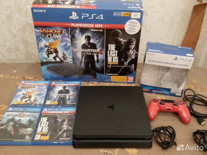 Sony playstation 4 1000 GB 4 Диска