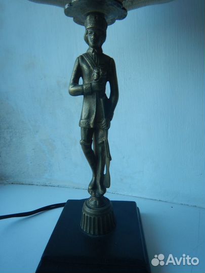 Лампа настольная старинная