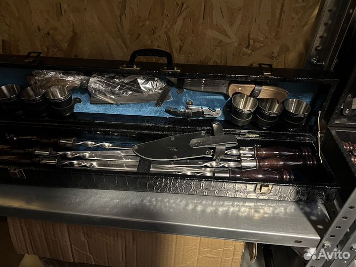 Подарочный набор для шашлыка 17 предметов