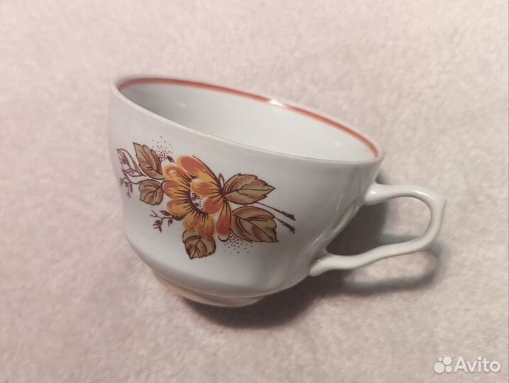 Комплект чашек с блюдцем Чайная пара (12 штук)