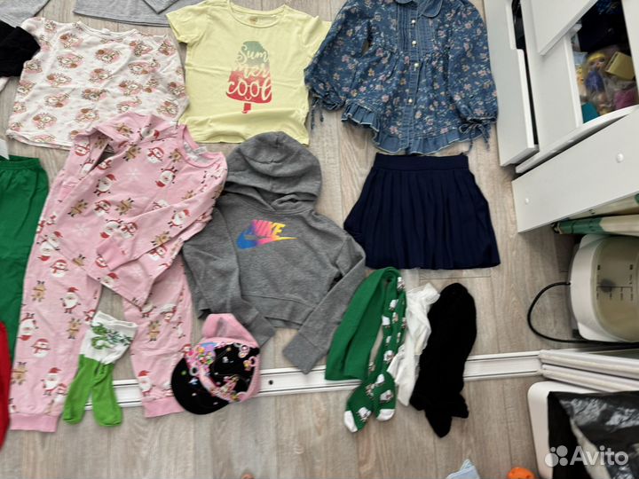 Пакет вещей для девочки 122-128 размер