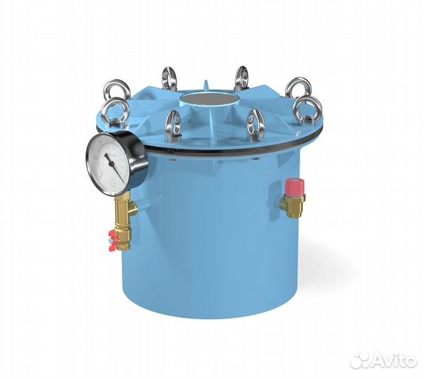 Мановакуумная камера на 22 литра до 4.5 бар