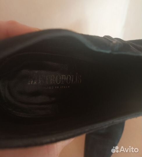 Ботинки Metropolis Италия винтаж 38 размер
