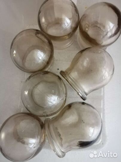 Медицинские банки стеклянные СССР