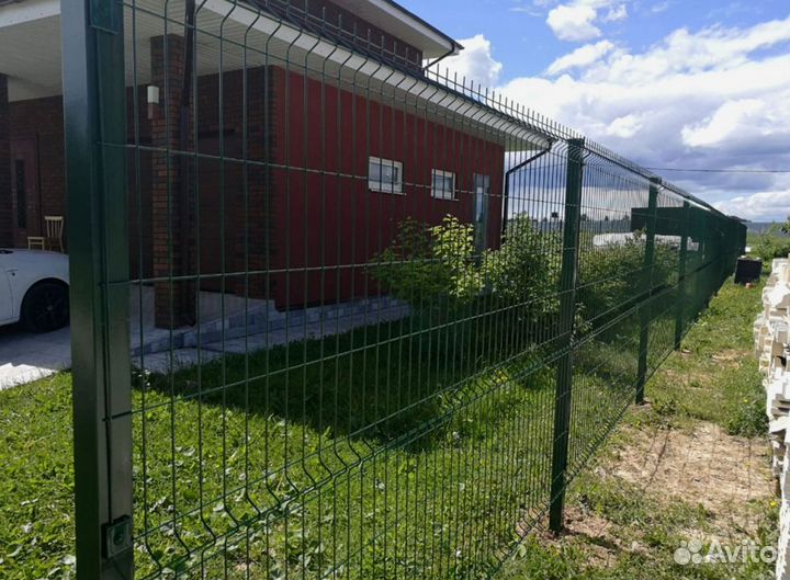 3Д сетка гиттер для забора