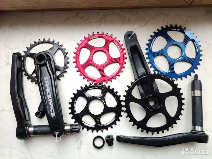 Системы Sram, Shimano, Race Face, Fsa, Truvativ