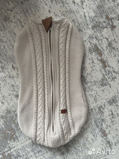 Конверт на выписку кокон вязаный loomknits