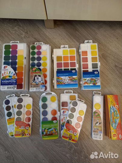 Краски акварельные луч, гамма