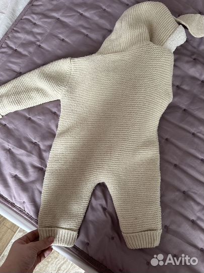 Теплый комбинезон на малыша с рождения