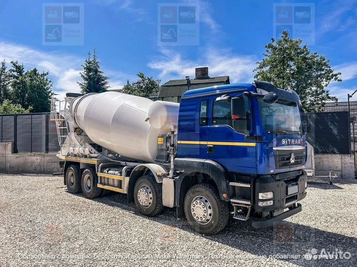 Автобетоносмеситель SITRAK C7H 8×4, 2023