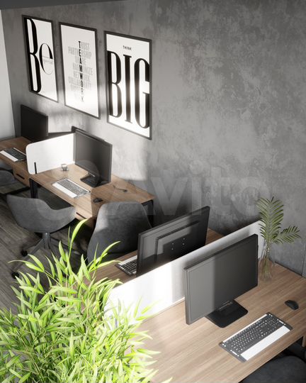 Офис с дизайнерским ремонтом, 30 м²