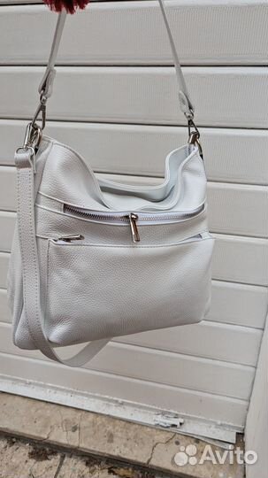 Сумка женская кроссбоди натуральная кожа италия