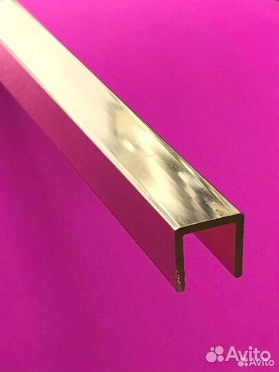 Полоса, профиль, уголок из латуни