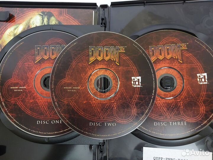 Компьютерная игра Doom 3 CD диск