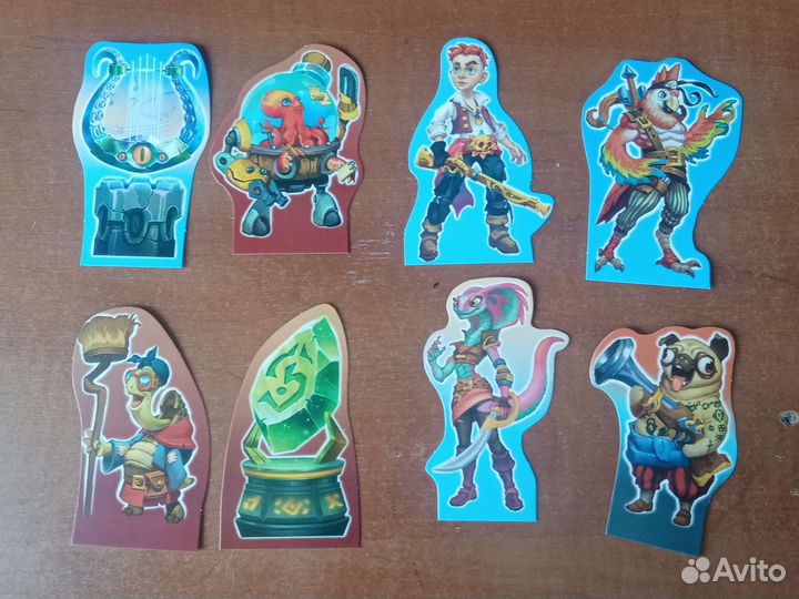 Карточки пираты и сокровища