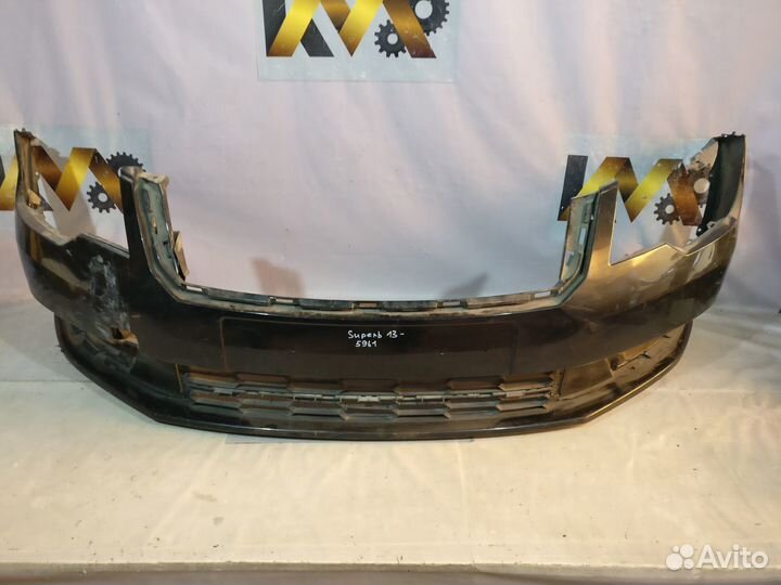Skoda Superb 13- Бампер Передний 13- 5961