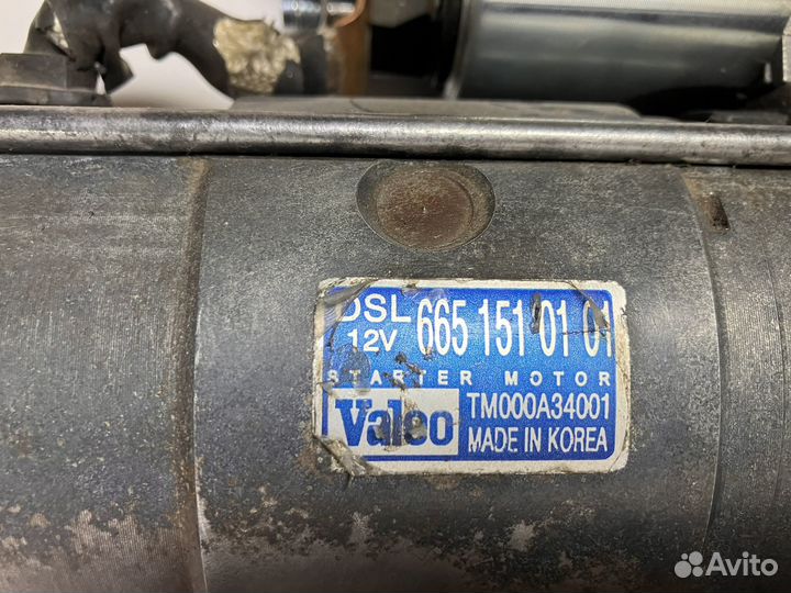 Стартер ssangyong