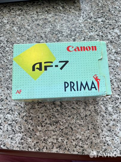 Плёночный фотоаппарат canon prima af-7