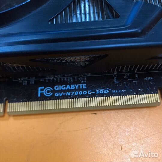 Видеокарта Gigabyte GV-N780OC под восстановление