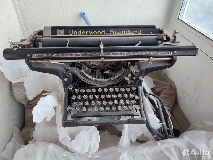 Самовывоз пишущей машинки Underwood