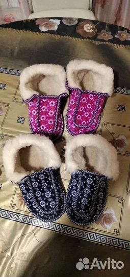 Тапки вельветовые, новые
