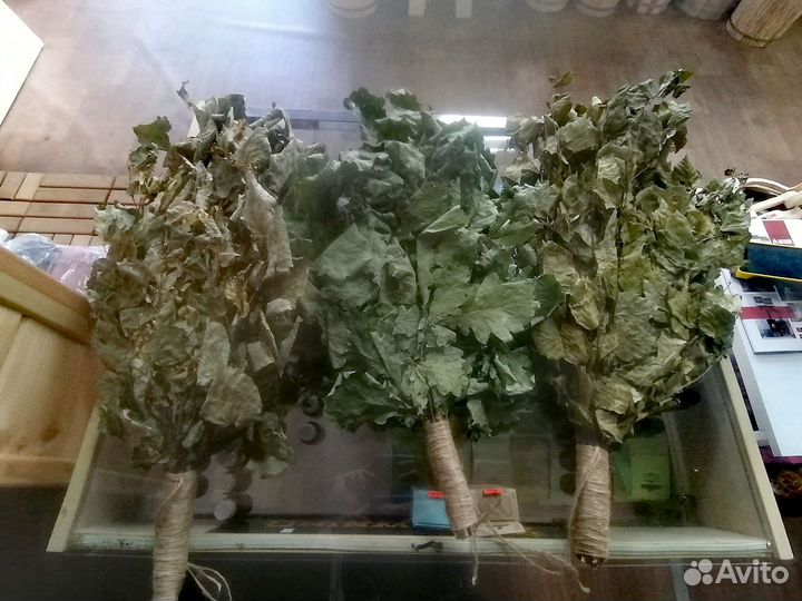 Веники для бани (Дубовые, берёзовый, липовый)