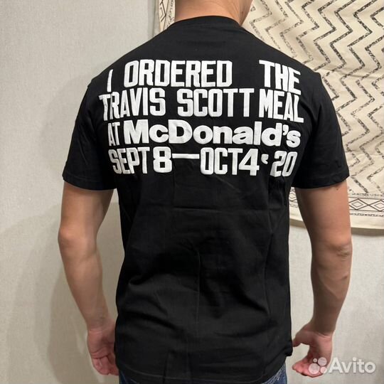 Футболка Travis Scott McDonald's hamburger