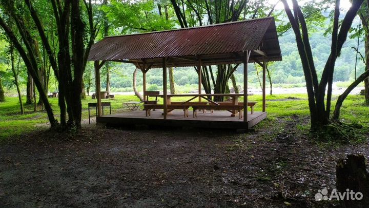 База отдыха, баня на дровах