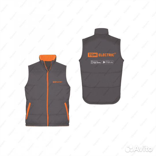 Жилеты опт+печать логотипа компании