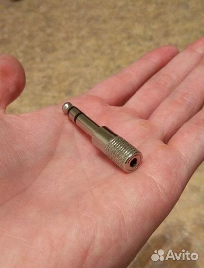 Переходник в комбик Jack 6.3 на 3.5 mini Jack